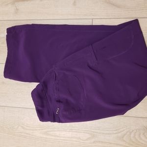 Petit small plum scrub pants